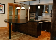 Honed Granite Piano Bar