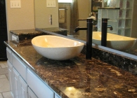Emperador Dark Marble Bathroom Counters