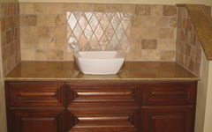 Elegant Bathroom with Vessel Sink