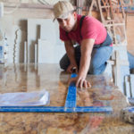 yellow-river-granite-layout-7 Laying out the cuts for Yellow River Granite