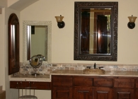 Expansive and Classy Granite Bathroom Counter