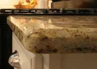Half-inch Bevel Edge in Giallo Ornamental Granite