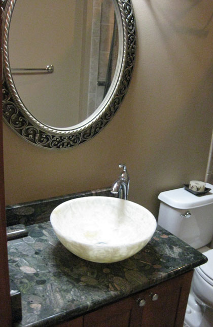 Verde Marinache Small Bathroom Counter