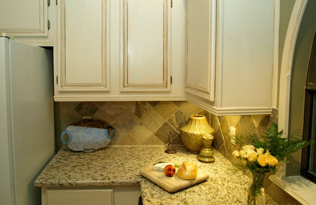 Giallo Ornamental Granite Kitchen Counters