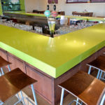 CaesarStone Quartz Apple Martini 2710 Bar Counter (Commercial Line)