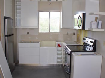 Austin Condo Kitchen With Ikea Cabinets